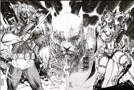 Deathstroke Huntress And Batman