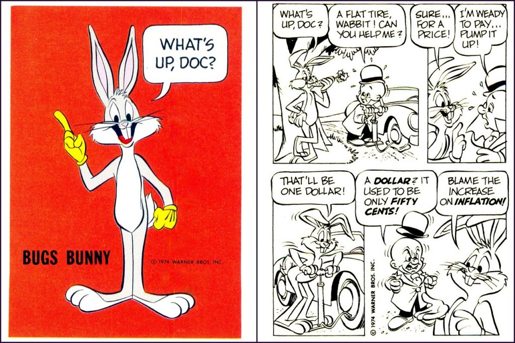 Bugs Bunny - Warner Brothers
DC Comics
Trading Card - Comic Strip