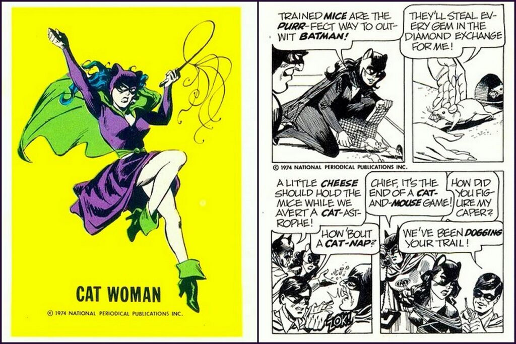 Cat Woman - Batman
DC Comics
Trading Card - Comic Strip