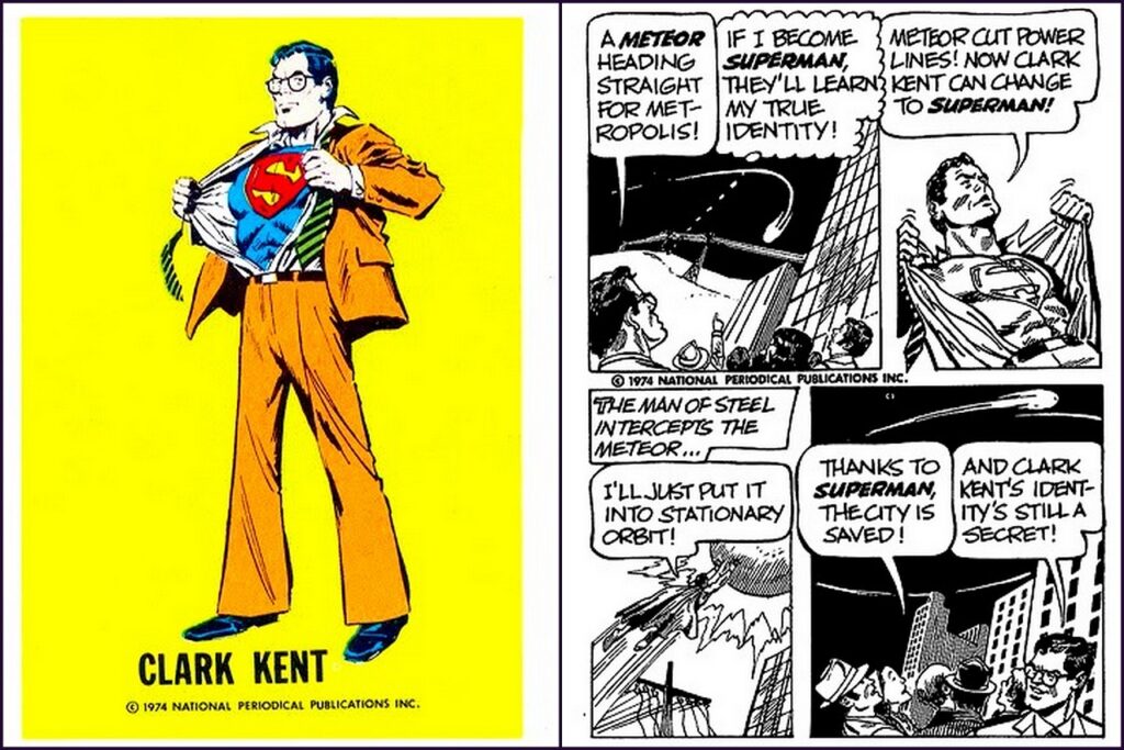 Clark Kent - Superman
DC Comics
Trading Card - Comic Strip
