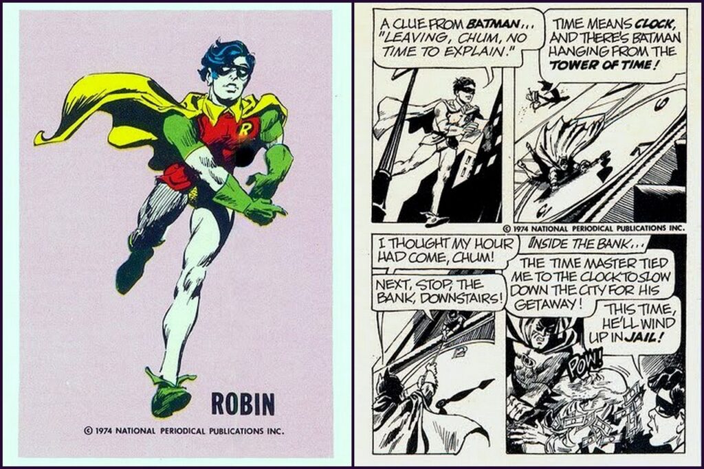 Robin - Batman
DC Comics
Trading Card - Comic Strip