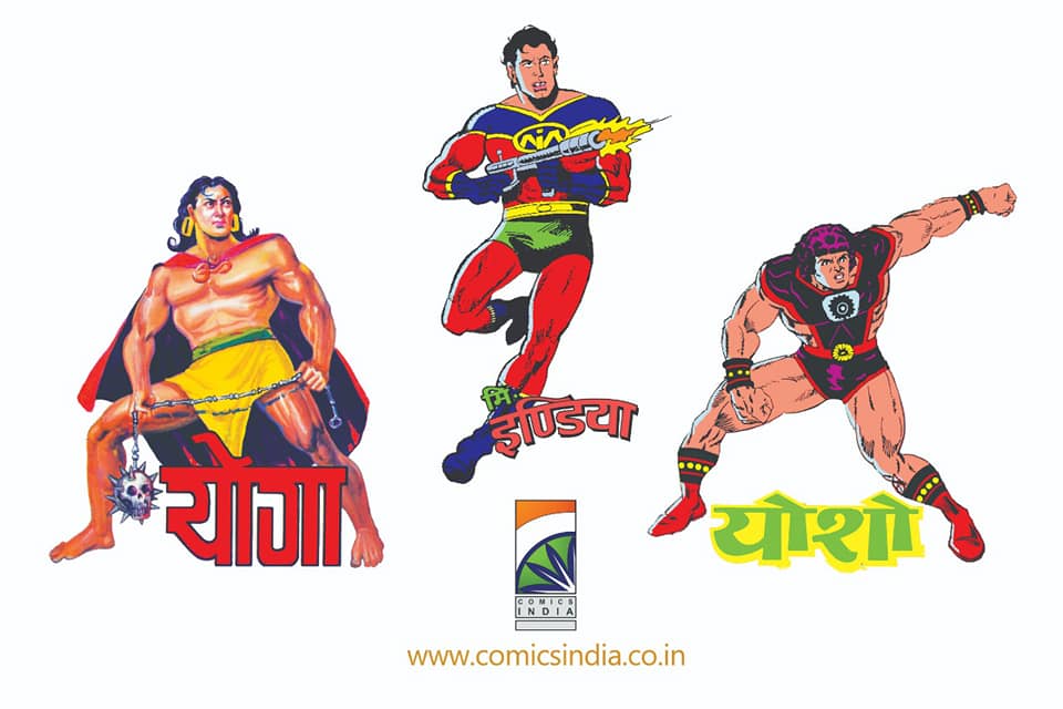 Tulsi Comics - Comics India
Novelty Items - Yoga, Mr. India And Yosho