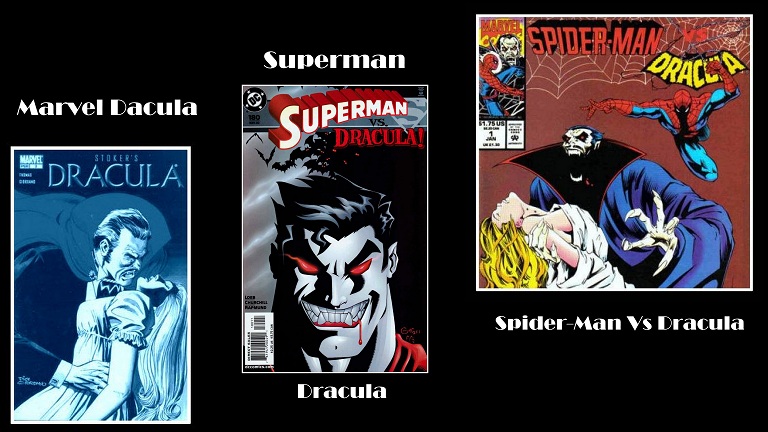 Marvel Comics
DC Comics
Superman Vs Dracula
Spider-Man Vs Dracula