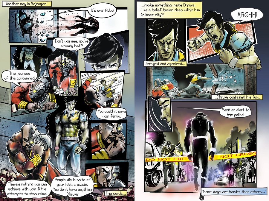 Raj Comics - Super Commando Dhruv - The Struggle With Depression 