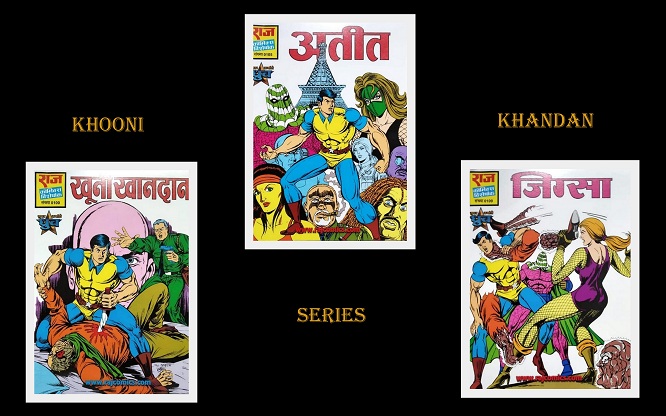 Khooni Khandaan Series - Raj Comics - Super Commando Dhruva