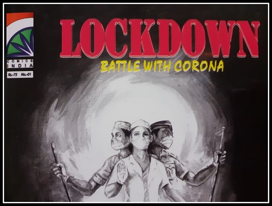 LOCKDOWN - Battle With Corona - Comics India