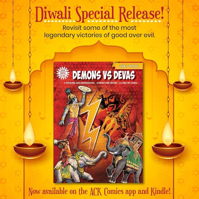 Demons Vs Devas - Amar Chitra Katha
