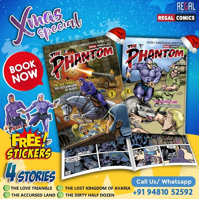 The Phantom SET 3 - Regal Publishers Christmas Special - Regal Comics