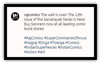 Raj Comics - Sarvran - Sarvnayak Series