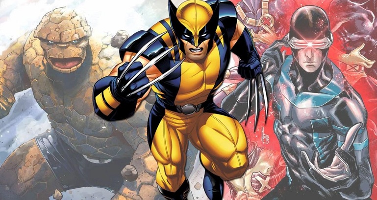 Wolverine, The Thing And Cyclops - Marvel Comics