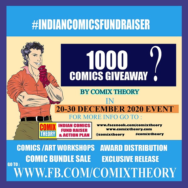 Comix Theory - Indian Comics Fundraiser 2020 - 1000 Comics Giveaway 
