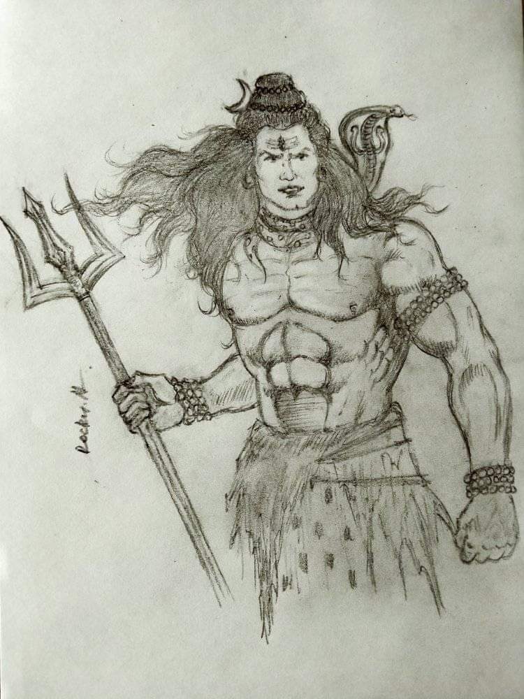 Angry Shiva By Rocky M