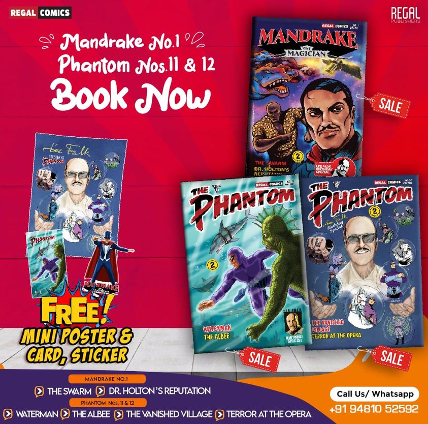 Regal Comics - Phantom & Mandrake - Set 6 - 2021
