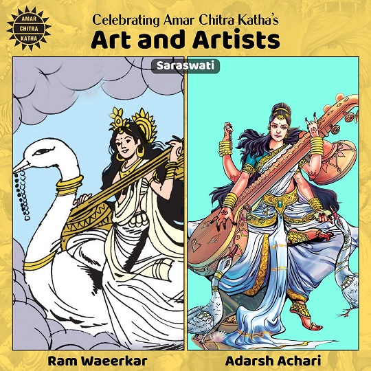 Saraswati - Ram Waeerkar and Adarsh Achari