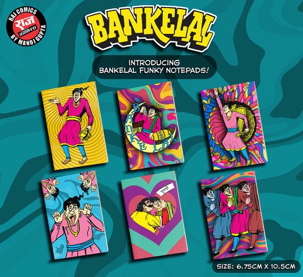 Bankelal Funky Notepads - Raj Comics