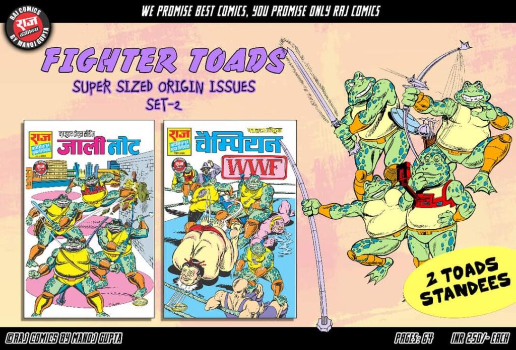 Fighter Toads - Super Size Origin Issues Set 2 - Raj Comics