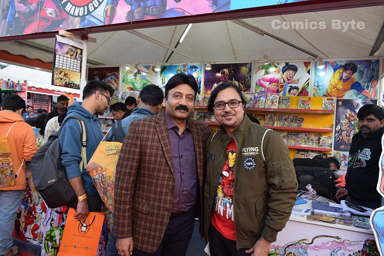 Raj Comics By Manoj Gupta - Comic Con 2022 - Manoj Gupta & Mainak Banerjee