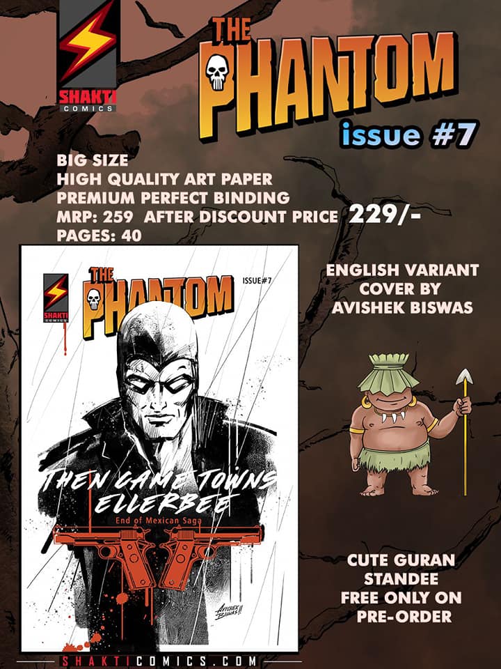 The Phantom - Set 7 - Shakti Comics - Variant Cover