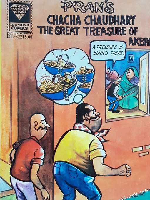 Chacha Chaudhary And The Great Treasure Of Akbar - Diamond Comics