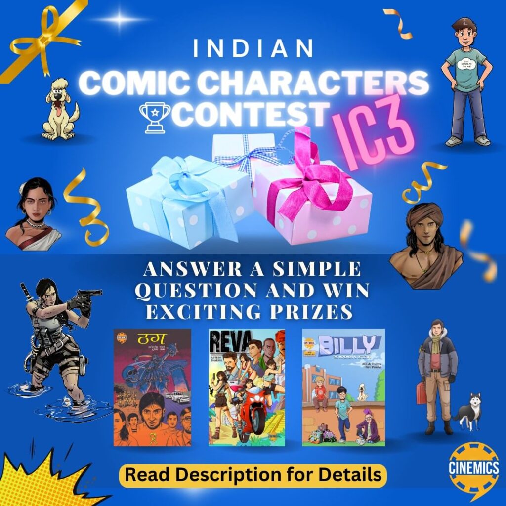 Cinemics - Indian Comic Characters Contest
