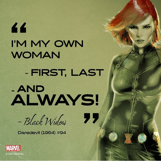 Marvel Comics - Quotes - Black Widow
