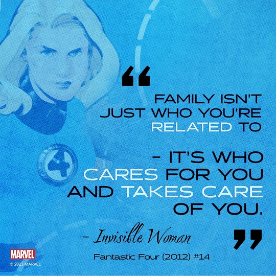 Marvel Comics - Quotes - Fantastic Four - Invisible Woman
