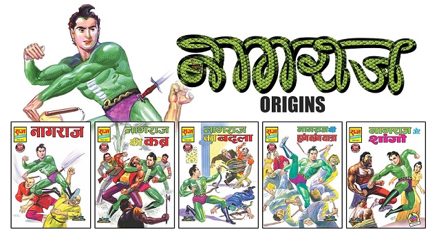 Nagraj Origin Set of 5 Comics | Raj Comics