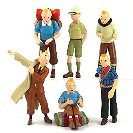 Tintin Action Figure Set