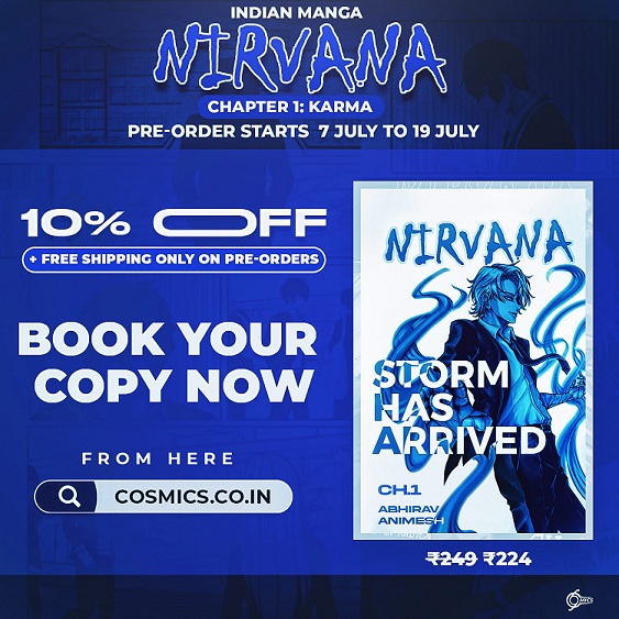 "Nirvana - Chapter 1 Karma - Cosmics - Pre Order Variant Cover" 