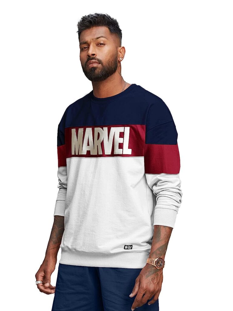 The Souled Store - Official Marvel - Classic Logo Mens and Boys Sweatshirts