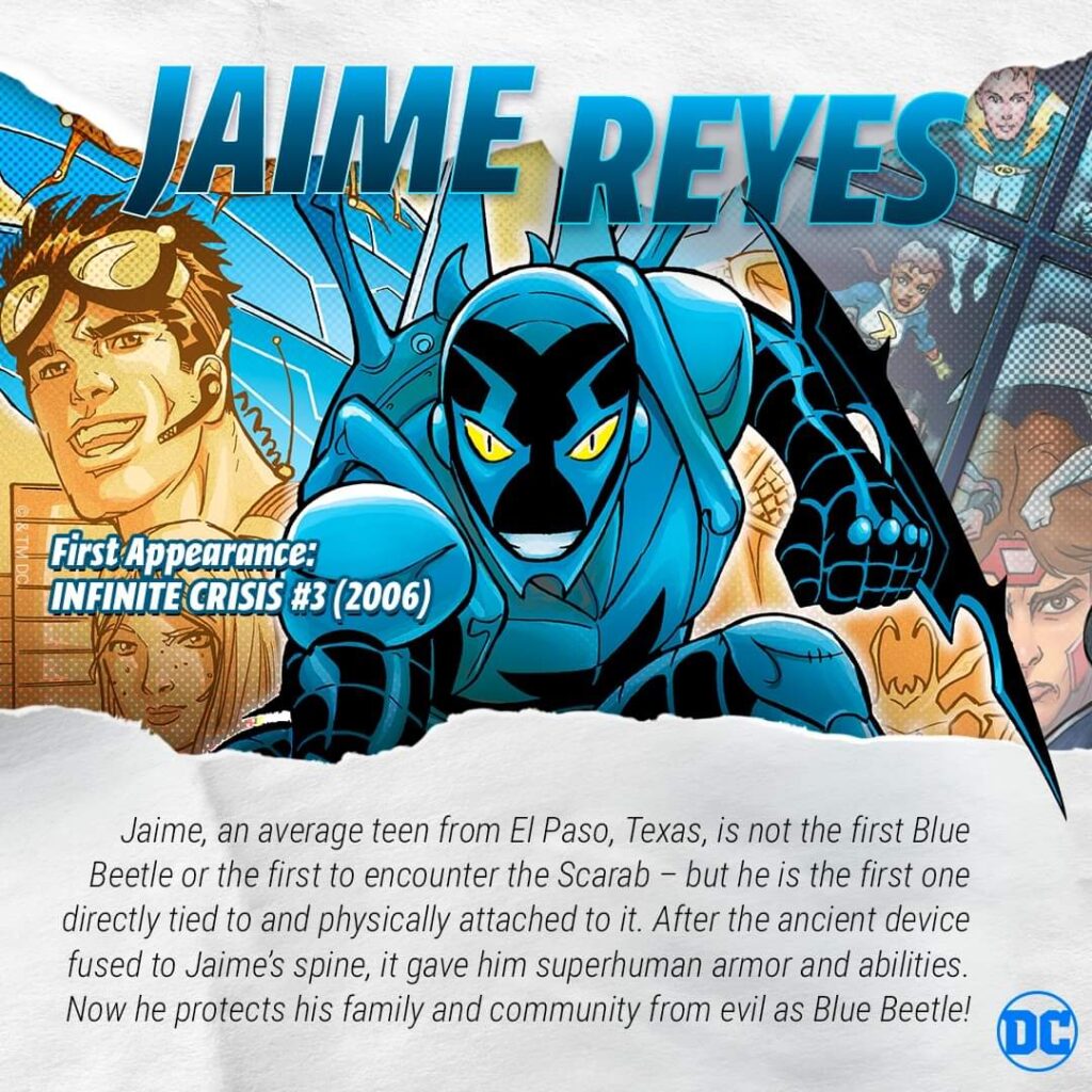 Jaime Reyes - Beetle Trivia - DC Comics