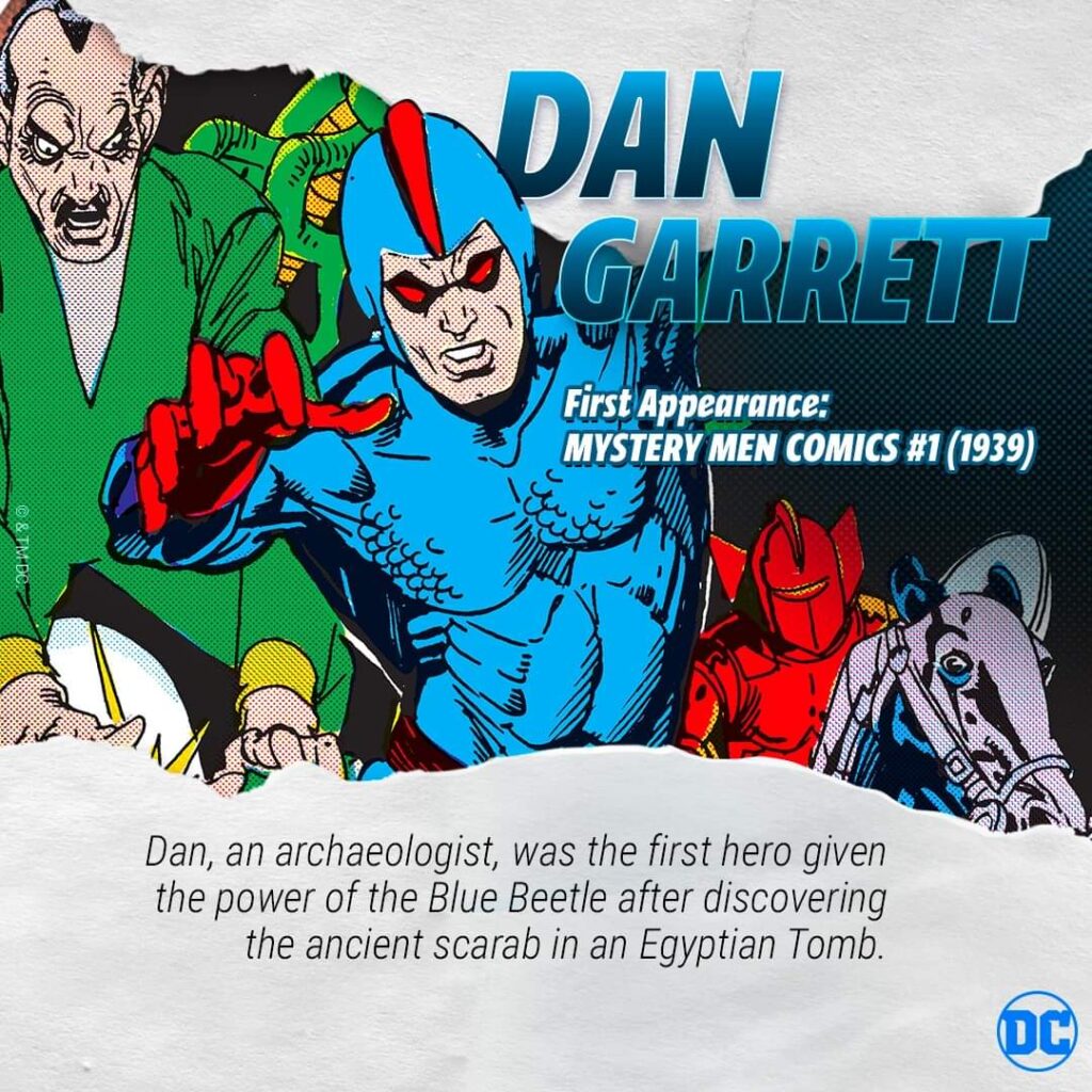 Dan Garret - Blue Beetle Trivia - DC Comics 