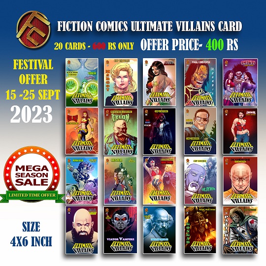 Fiction Comics Ultimate Villains Card Set