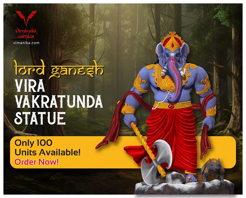Lord Ganesh - Vira Vakratunda Ganesh - Vimanika Comics