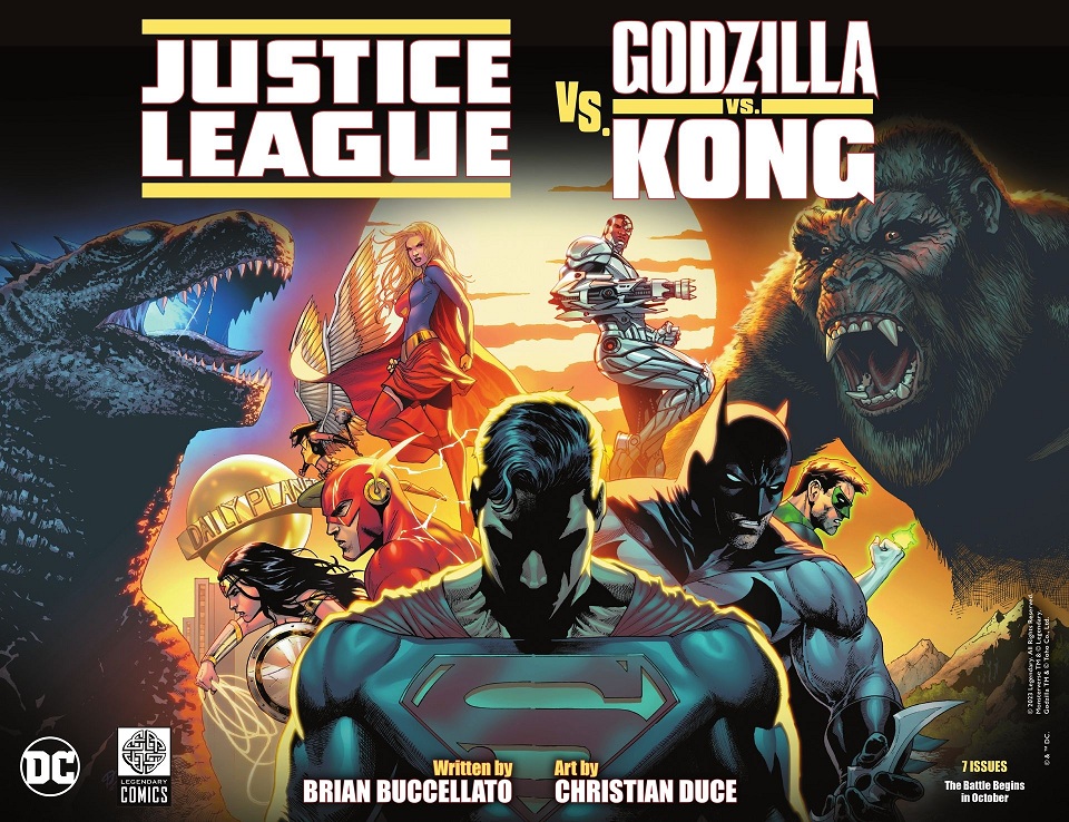 Justice League vs. Godzilla vs. Kong Promotional Poster