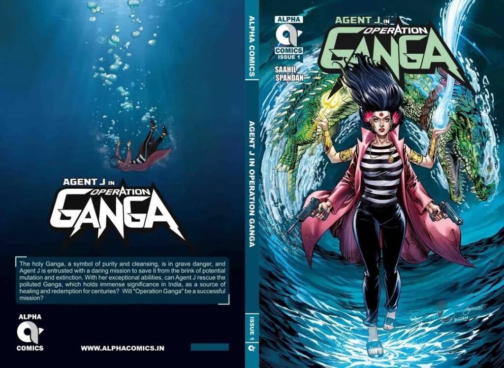 Alpha Comics - Operation Ganga - Front & Back