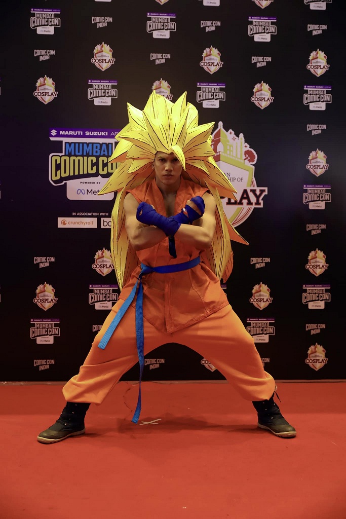Comic Con India - Goku Cosplay