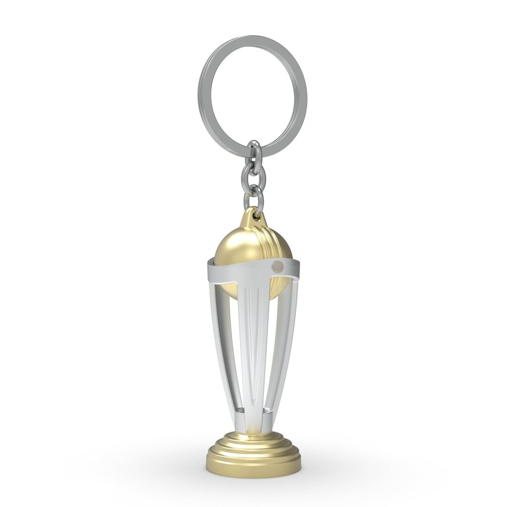 Sprokey Cricket World Cup Key Chain 2023 (Brass - Chrome - Brass)
