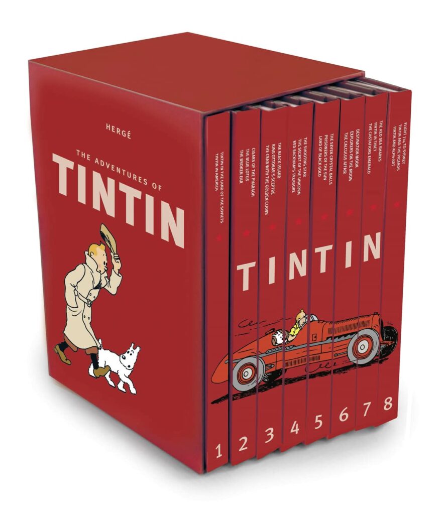 The Adventures of Tintin - Boxset of 8 Volumes