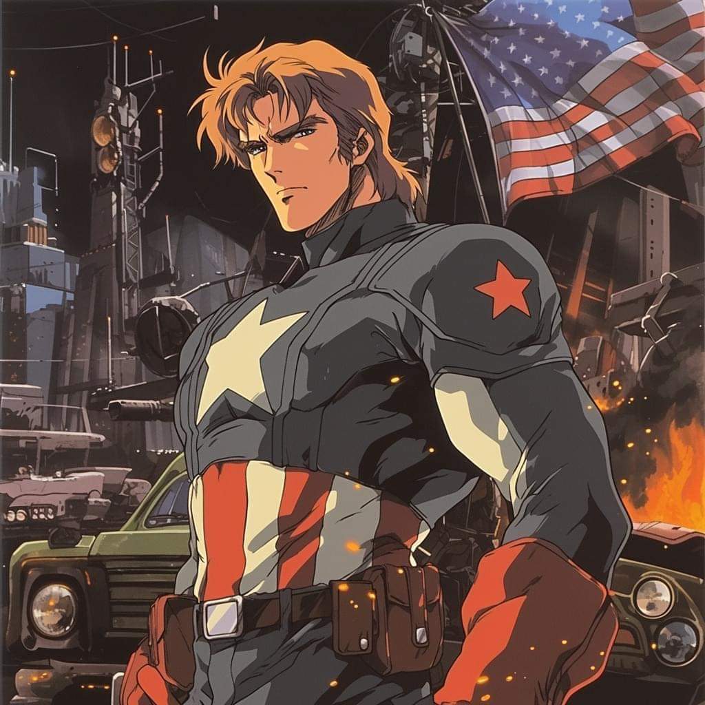 Marvel Avengers Anime - Captain America