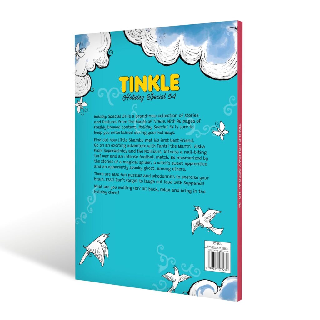 Tinkle Comics Holiday Special 54 - Back Cover