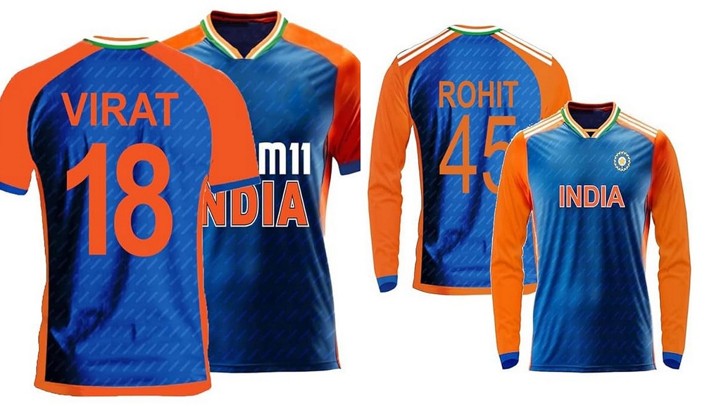 Sports India World Cup Cricket Team T Shirt Jersey 