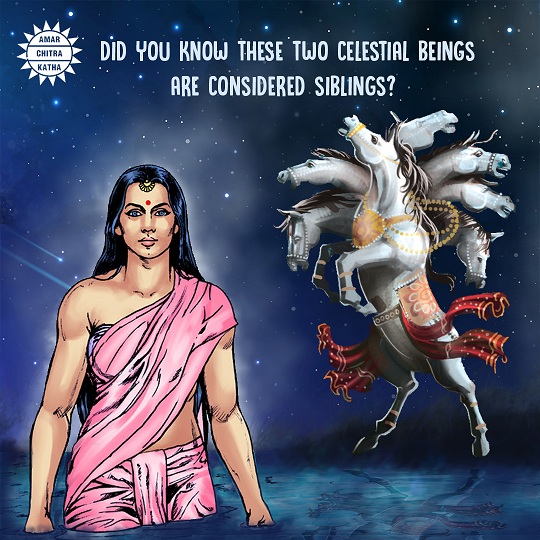 Celestial Beings - Uchhaisravas - Amar Chitra Katha Studios