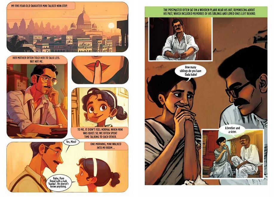 Kabuliwala & The Postmaster - Classic Indian Stories - Rabindranath Tagore - Pratilipi Comics - Artwork