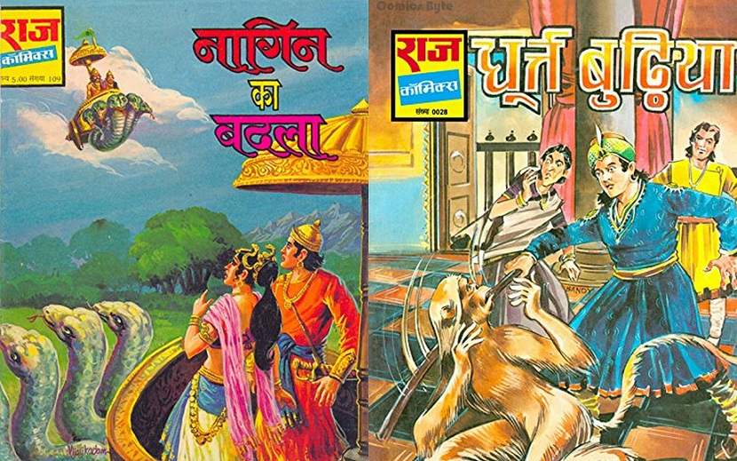 Nagin Ka Badla Aur Dhurt Budhiya - Raj Comics