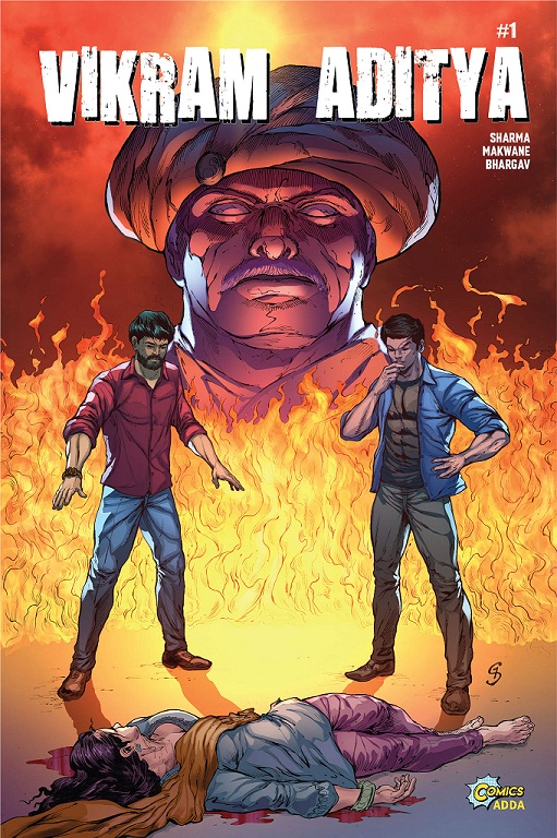 Vikram Aditya - Comics Adda - English - Gaurav Shrivastva Cover