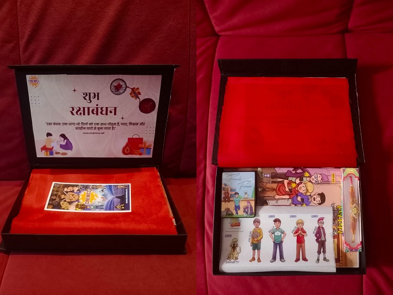 Cinemics - Raksha Bandhan Gift Box - Books & Stickers