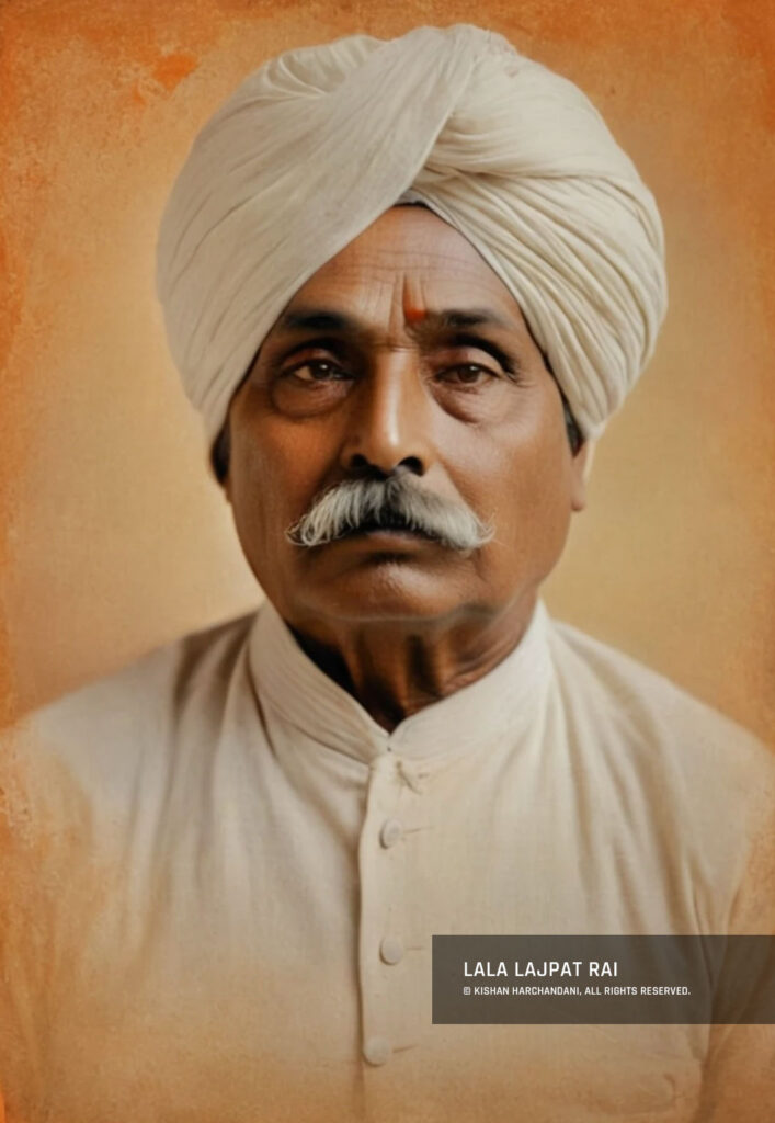 "Lala Lajpat Rai - Freedom Fighters - Enhanced By Kishan Harchandani" 