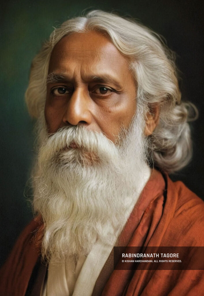 "Rabindranath Tagore - Freedom Fighters - Enhanced By Kishan Harchandani" 