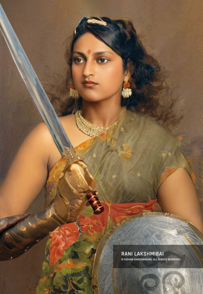 "Rani Laxmibai - Freedom Fighters - Enhanced By Kishan Harchandani" 